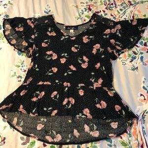floral francesca’s shirt